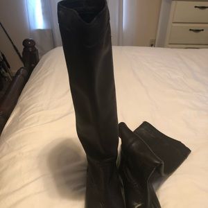 Black Frye boots worn twice